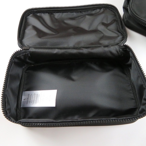NWOT- LOLE set of 2 black toiletry bags - Picture 2 of 6